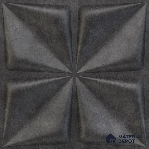 Grey Bloom PVC Matte Finish 3D Wall Panel | 20 in x 20 in | Nexa Gray - 15 mm | Suitable for Dining, Feature Wall & TV Unit | Width is Subjected to 5% Variation