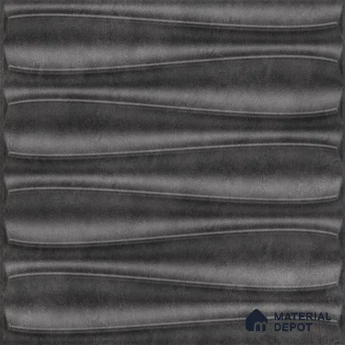 Grey Dune PVC Matte Finish 3D Wall Panel | 20 in x 20 in | Nexa Gray - 15 mm | Suitable for Dining, Feature Wall & TV Unit | Width is Subjected to 5% Variation