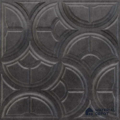 Grey Luna PVC Matte Finish 3D Wall Panel | 20 in x 20 in | Nexa Gray - 15 mm | Suitable for Dining, Feature Wall & TV Unit | Width is Subjected to 5% Variation