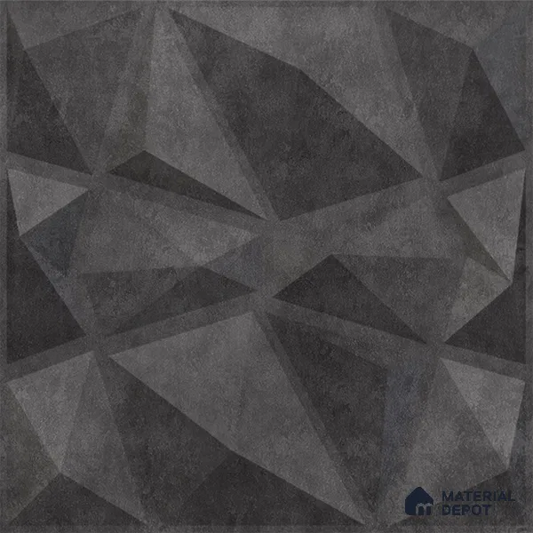 Grey Stone PVC Matte Finish 3D Wall Panel | 20 in x 20 in | Nexa Gray - 15 mm | Suitable for Dining, Feature Wall & TV Unit | Width is Subjected to 5% Variation