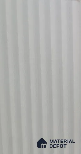 Fluted White Fluted Solid Color LM 22911 8 ft x 4 ft Texture Finish Decorative Laminate - 1 mm | Suitable for TV Unit,Wardrobe, Kitchen Cabinets