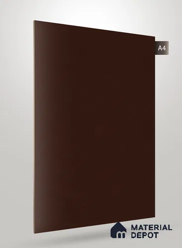 Brown Leather Look NM BL 8010 8 ft x 4 ft Texture Finish Decorative Laminate - 1.25 mm | Suitable for TV Unit, Wardrobe, Kitchen Cabinets