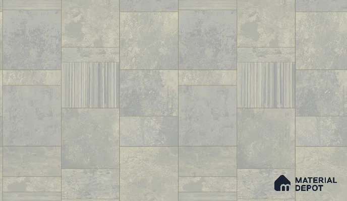 NQH651502 | Sage Block Tile Geometric Wallpaper - 5 Meter x 42 Inches, 57.41 Sq. Ft. (Min. 15% Wastage)