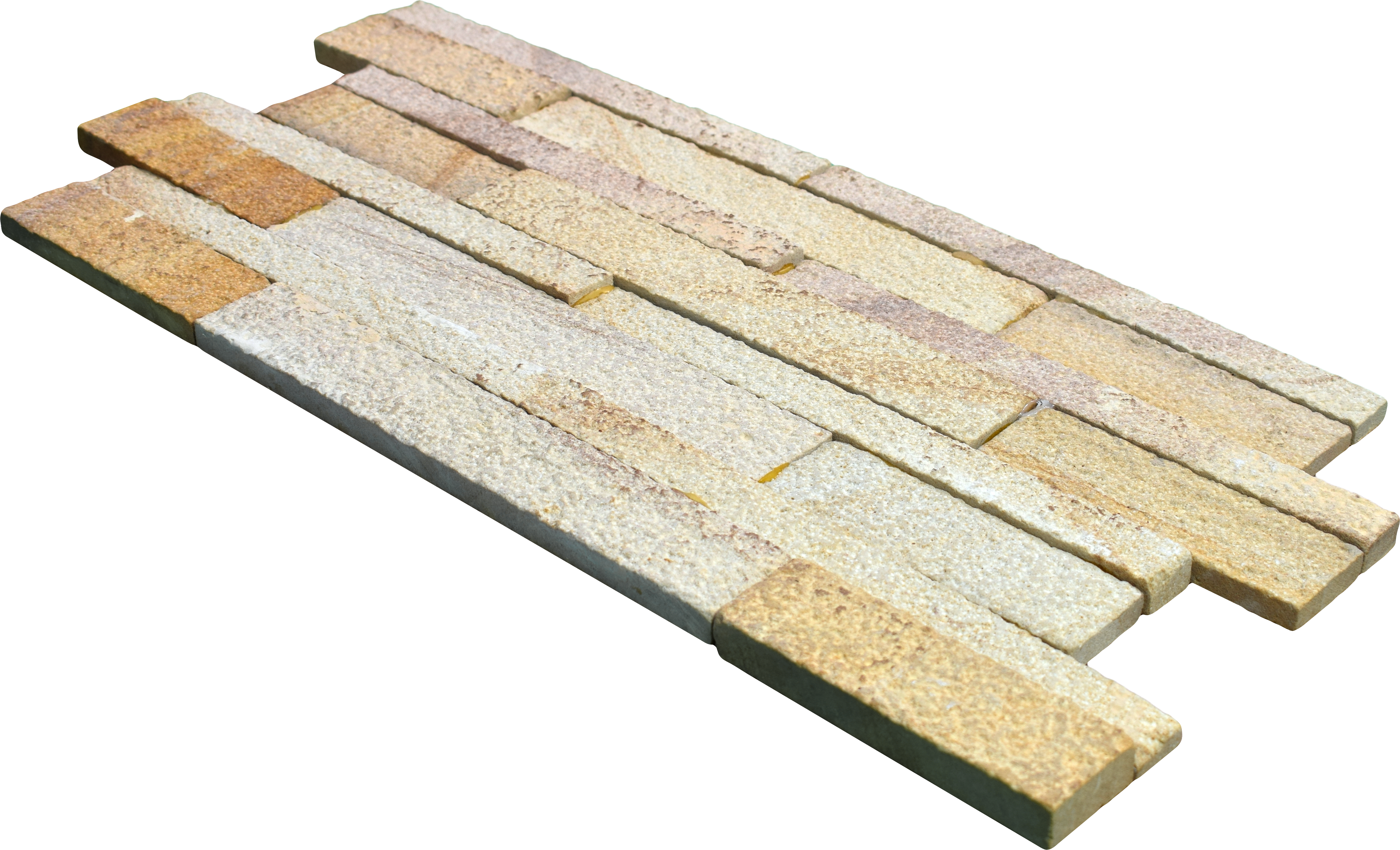 WL 00109 Oak Wood 600 x 150 mm Natural Stone Wall Cladding | Stone is a Natural Product, Please Expect Variation in Shades