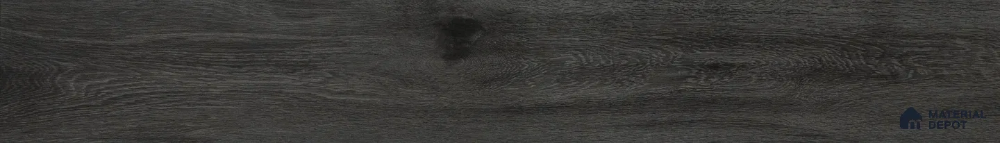 TL 01240 C Oaklore Nero 1400x200 mm Matte Finish Vitrified Wooden Look Floor Tile - 9 mm | 2-3 mm Spacer is Mandatory (Sample)