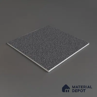 Parking Floor Tile TL 07558 Obsidian Eclipse | 16 x 16 inch | Anti Skid Matte Finish Heavy Duty Vitrified Tile - 12 mm | Suitable For Bathroom, Terrace, Balcony | Pattern Alignment May Vary | 2-3 mm Spacer is Mandatory