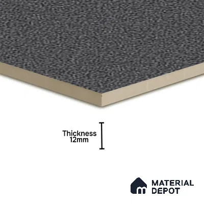 Parking Floor Tile TL 07558 Obsidian Eclipse | 16 x 16 inch | Anti Skid Matte Finish Heavy Duty Vitrified Tile - 12 mm | Suitable For Bathroom, Terrace, Balcony | Pattern Alignment May Vary | 2-3 mm Spacer is Mandatory