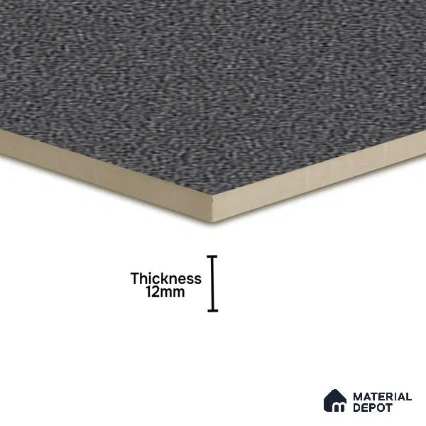 Parking Floor Tile TL 07558 Obsidian Eclipse | 16 x 16 inch | Anti Skid Matte Finish Heavy Duty Vitrified Tile - 12 mm | Suitable For Bathroom, Terrace, Balcony | Pattern Alignment May Vary | 2-3 mm Spacer is Mandatory