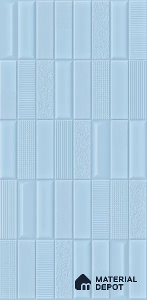 TL 00699 B Oceanic Surfer Series Navy Blue Matte Finish 4 ft x 2 ft Full Body Vitrified Tile - 9 mm (Sample)