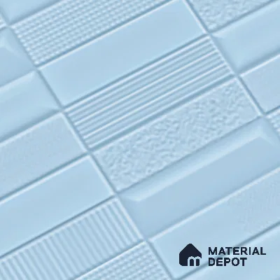 TL 00699 B Oceanic Surfer Series Navy Blue Matte Finish 4 ft x 2 ft Full Body Vitrified Tile - 9 mm (Sample)