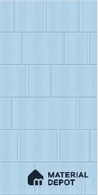 TL 00699 C Oceanic Surfer Series Aqua Blue Matte Finish 4 ft x 2 ft Full Body Vitrified Tile - 9 mm