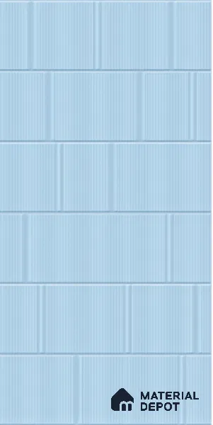 TL 00699 C Oceanic Surfer Series Aqua Blue Matte Finish 4 ft x 2 ft Full Body Vitrified Tile - 9 mm