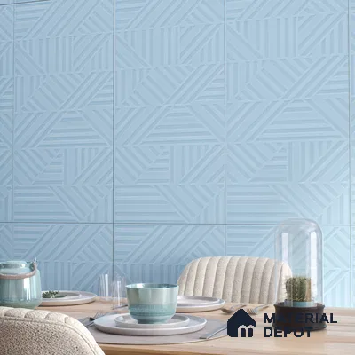 TL 00699 E Oceanic Surfer Series Marine Blue Matte Finish 4 ft x 2 ft Full Body Vitrified Tile - 9 mm (Sample)