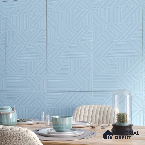 TL 00699 E Oceanic Surfer Series Marine Blue Matte Finish 4 ft x 2 ft Full Body Vitrified Tile - 9 mm