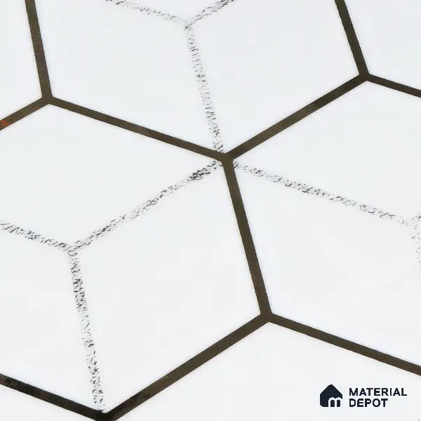 Glass Highligter Wall Tile TL 00265 Shadow Hive 2 ft x 1 ft Glossy Finish Ceramic Tile - 9 mm | Suitable For Bathroom, Kitchen Backsplashes