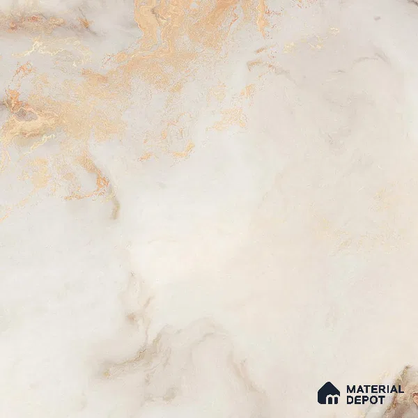 Marble Floor & Wall Tile TL 05585 Brown Olga 4 ft x 2 ft - Vitrified Glossy Finish -9 mm | Suitable for Living Room, Bedroom & Bathroom