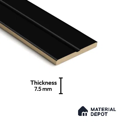 Subway Fluted Wall Tile TL 04960 B Elegancia Knight Rider 12 x 4 inch Ceramic Matte Finish - 7.5 mm | Suitable for Highlighter Walls, Foyer, Bathroom, Kitchen Wall & Backsplashes