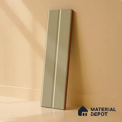 Subway Fluted Wall Tile TL 04960 C Elegancia Florentine Brown 12 x 4 inch Ceramic Matte Finish - 7.5 mm | Suitable for Highlighter Walls, Foyer, Bathroom, Kitchen Wall & Backsplashes