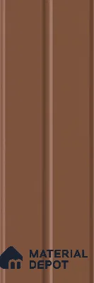 Subway Fluted Wall Tile TL 04960 D Elegancia Sahara Choco 12 x 4 inch Ceramic Matte Finish - 7.5 mm | Suitable for Highlighter Walls, Foyer, Bathroom, Kitchen Wall & Backsplashes (Sample)