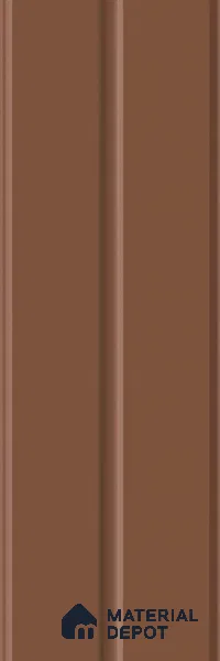 Subway Fluted Wall Tile TL 04960 D Elegancia Sahara Choco 12 x 4 inch Ceramic Matte Finish - 7.5 mm | Suitable for Highlighter Walls, Foyer, Bathroom, Kitchen Wall & Backsplashes (Sample)