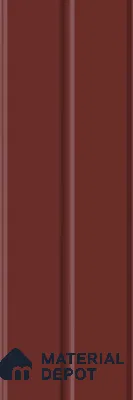 Subway Fluted Wall Tile TL 04960 G Elegancia Terracota Rosa 12 x 4 inch Ceramic Matte Finish - 7.5 mm | Suitable for Highlighter Walls, Foyer, Bathroom, Kitchen Wall & Backsplashes (Sample)