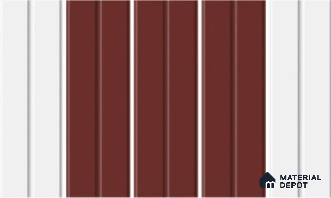 Subway Fluted Wall Tile TL 04960 G Elegancia Terracota Rosa 12 x 4 inch Ceramic Matte Finish - 7.5 mm | Suitable for Highlighter Walls, Foyer, Bathroom, Kitchen Wall & Backsplashes (Sample)