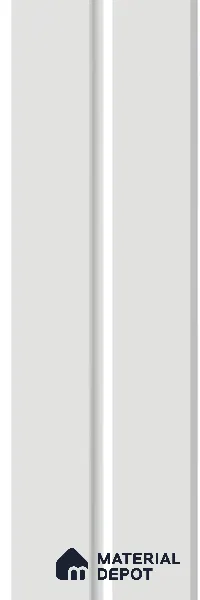 Subway Fluted Wall Tile TL 04960 Elegancia White Thassos 12 x 4 inch Ceramic Matte Finish - 7.5 mm | Suitable for Highlighter Walls, Foyer, Bathroom, Kitchen Wall & Backsplashes