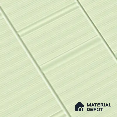 TL 00697 G Oliva Verde Series Pattern 6 Green Chrome Finish 4 ft x 2 ft Full Body Vitrified Tile - 9 mm