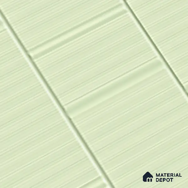 TL 00697 G Oliva Verde Series Pattern 6 Green Chrome Finish 4 ft x 2 ft Full Body Vitrified Tile - 9 mm