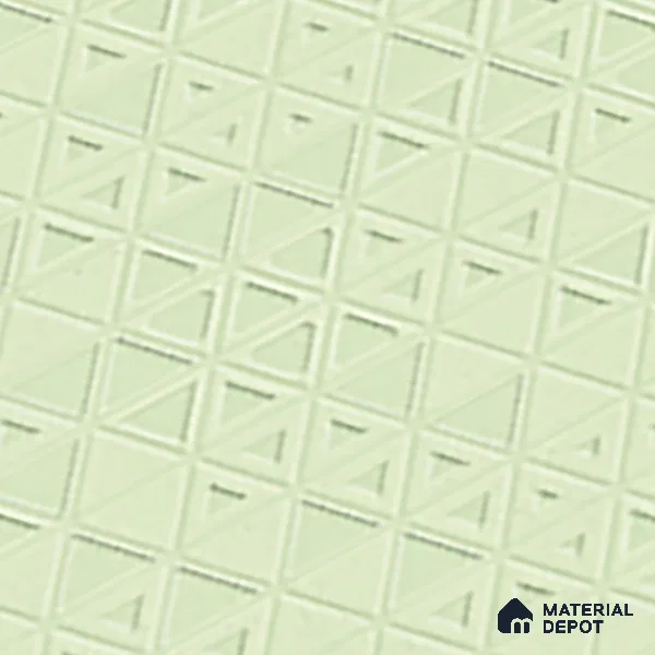TL 00697 H Oliva Verde Series Pattern 7 Green Chrome Finish 4 ft x 2 ft Full Body Vitrified Tile - 9 mm (Sample)