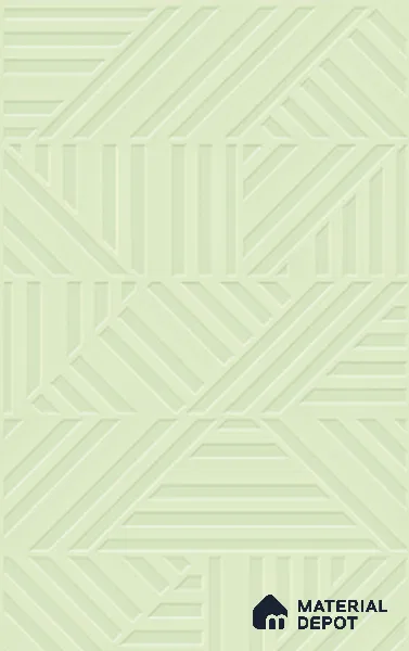 TL 00697 Oliva Verde Series Pattern 8 Green Chrome Finish 4 ft x 2 ft Full Body Vitrified Tile - 9 mm (Sample)