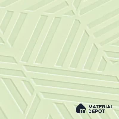 TL 00697 Oliva Verde Series Pattern 8 Green Chrome Finish 4 ft x 2 ft Full Body Vitrified Tile - 9 mm (Sample)