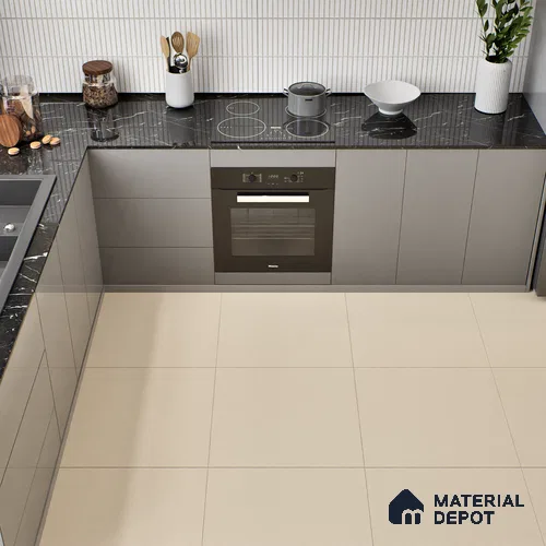 TL 02261 B Dutch White 2 ft x 2 ft Matte Finish Digital Vitrified Floor & Wall Tile - 9.5 mm