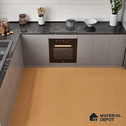 TL 02261 C Chamoisee Brown 2 ft x 2 ft Matte Finish Digital Vitrified Floor & Wall Tile - 9.5 mm