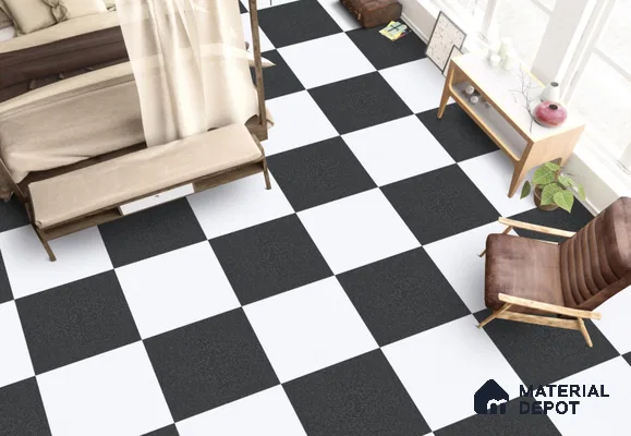 TL 02261 Black Olive 2 ft x 2 ft Matte Finish Digital Vitrified Floor & Wall Tile - 9.5 mm