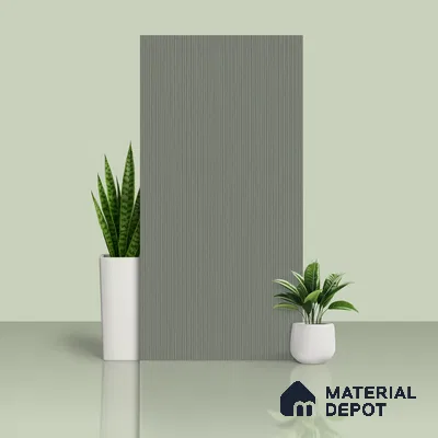 TL 00681 B Olive Green Decor 4 ft x 2 ft Matte Finish Full Body Wall Tile - 9 mm