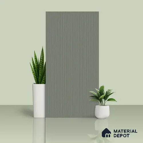 TL 00681 B Olive Green Decor 4 ft x 2 ft Matte Finish Full Body Wall Tile - 9 mm