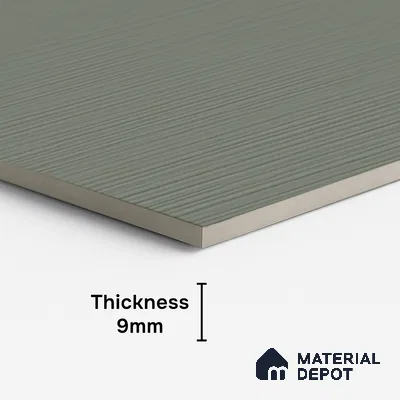 TL 00681 B Olive Green Decor 4 ft x 2 ft Matte Finish Full Body Wall Tile - 9 mm
