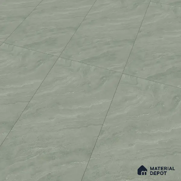 Marble Floor & Wall Tile | TL 00681 Olive Green 4 ft x 2 ft Matte Finish Full Body Vitrified Tile - 9 mm | Suitable For Living Room, Bedroom, Dining Area