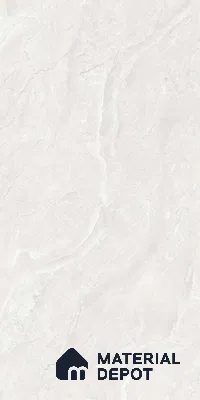 Marble Floor & Wall Tile TL 02214 Omani Grey 4 ft x 2 ft Glossy Finish Vitrified Tile - 9 mm (Random 3)
