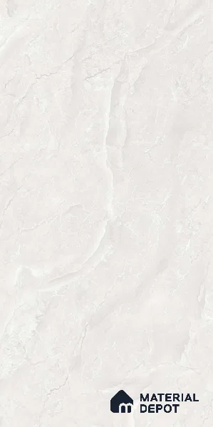 Marble Floor & Wall Tile TL 02214 Omani Grey 4 ft x 2 ft Glossy Finish Vitrified Tile - 9 mm (Random 3)
