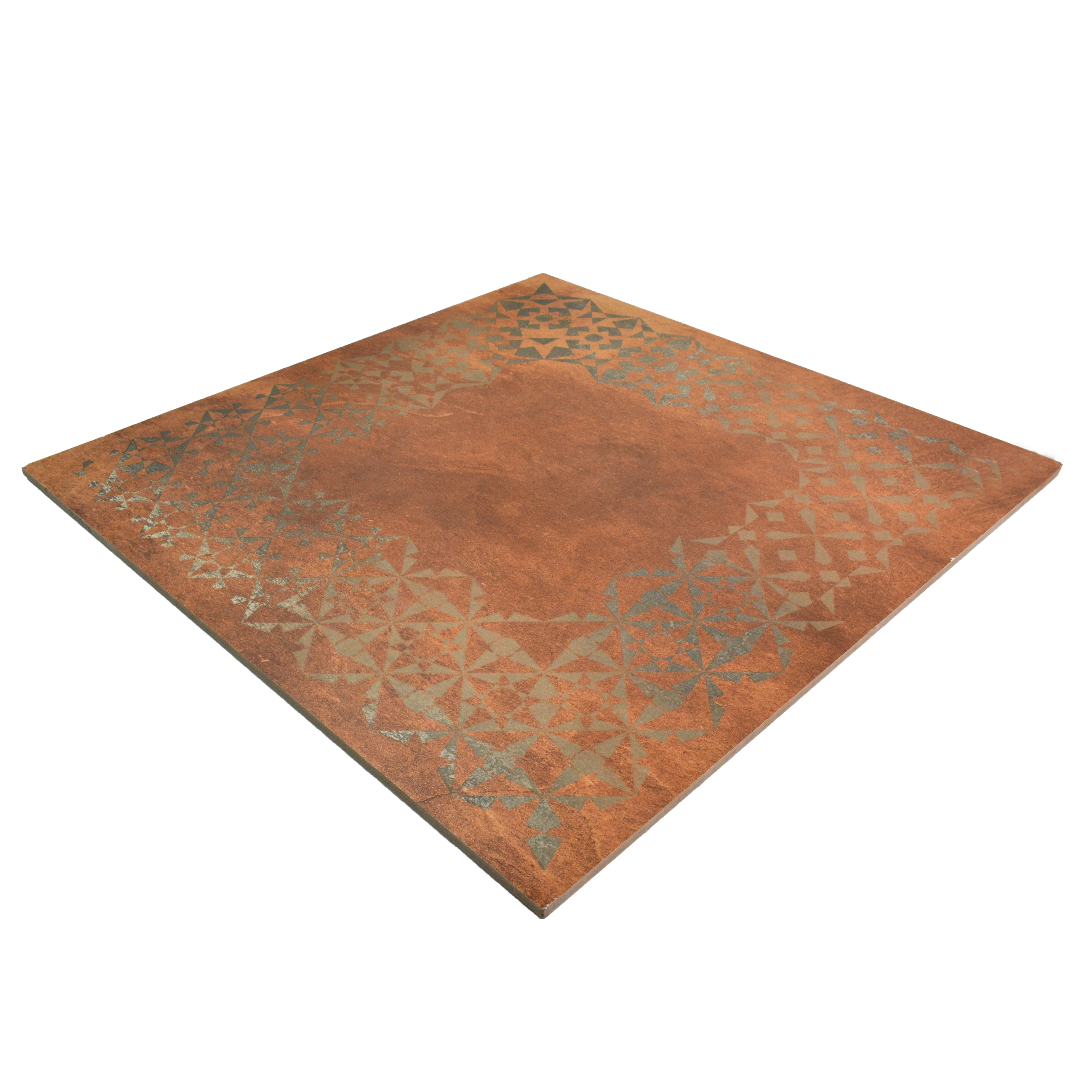 TL 00891 B Ontario Moccasin Decor 600 x 600 mm Carving Matte Finish Tile (Sample)