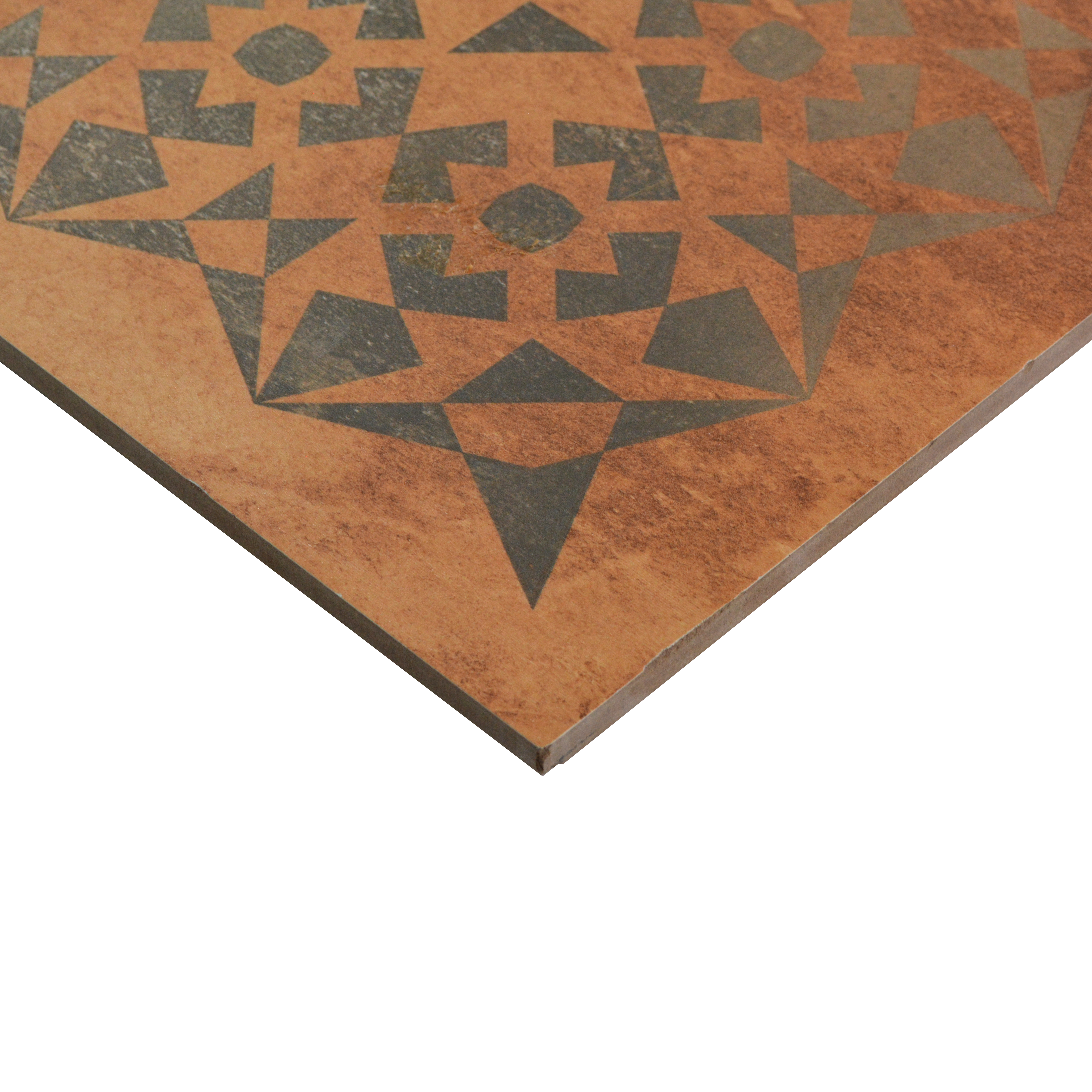 TL 00891 B Ontario Moccasin Decor 600 x 600 mm Carving Matte Finish Tile (Sample)