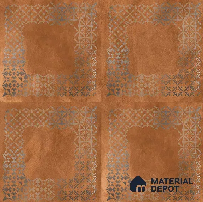 TL 00891 B Ontario Moccasin Decor 600 x 600 mm Carving Matte Finish Tile (Sample)