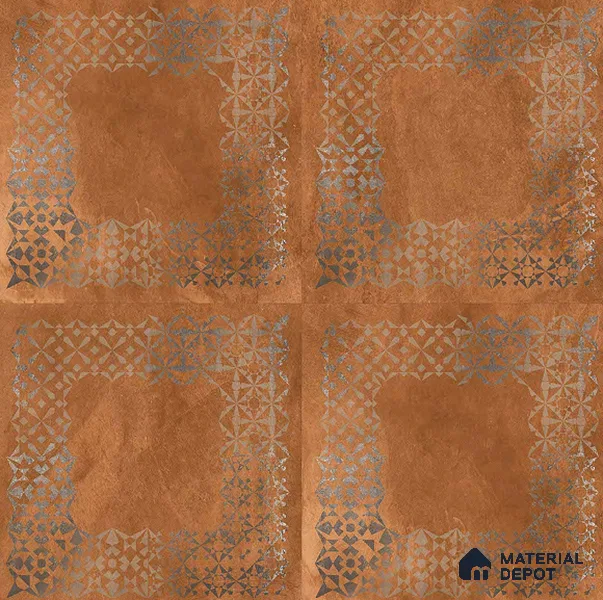 TL 00891 B Ontario Moccasin Decor 600 x 600 mm Carving Matte Finish Tile (Sample)