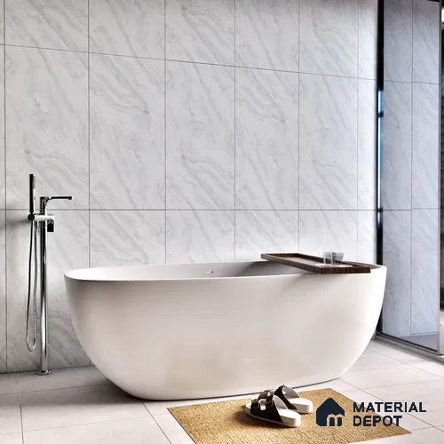 Endless Floor & Wall Tile TL 06273 Digital Mint Opal 4 ft x 2 ft Vitrified Matte Finish - 9 mm (Random Design 4) | Suitable for Living Room, Bedroom, Bathroom & Kitchen