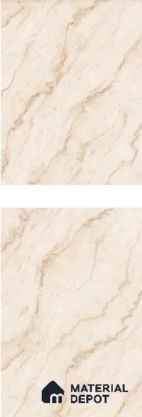 Large Format Marble Floor & Wall Tile TL 02254 B Opera Peanut 6 ft x 4 ft Glossy Finish Vitrified Tile - 9 mm | Suitable For Living Room, Bedroom, Office | Adhesive and Spacers Must be Used During Installation