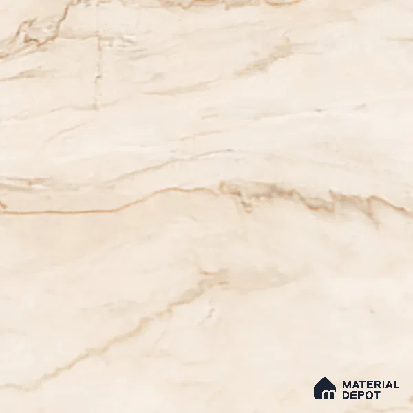 Large Format Marble Floor & Wall Tile TL 02254 B Opera Peanut 6 ft x 4 ft Glossy Finish Vitrified Tile - 9 mm | Suitable For Living Room, Bedroom, Office | Adhesive and Spacers Must be Used During Installation