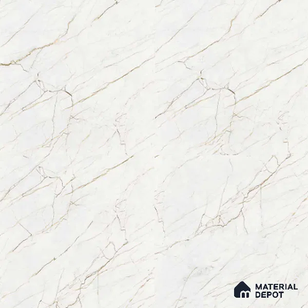TL 01053 Opera White 600 x 600 mm Carving Matte Finish Tile - 9 mm (Sample)