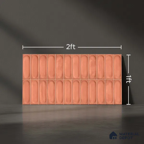 Highlighter Wall Tile TL 06540 C Lorient Fenta 2 ft x 1 ft Ceramic Matte Finish - 8 mm | Suitable for Living Room, Kitchen & Bathroom (Sample)